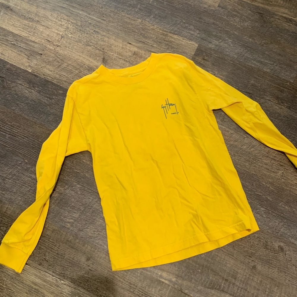 Guy Harvey Bright Yellow Shark Shirt